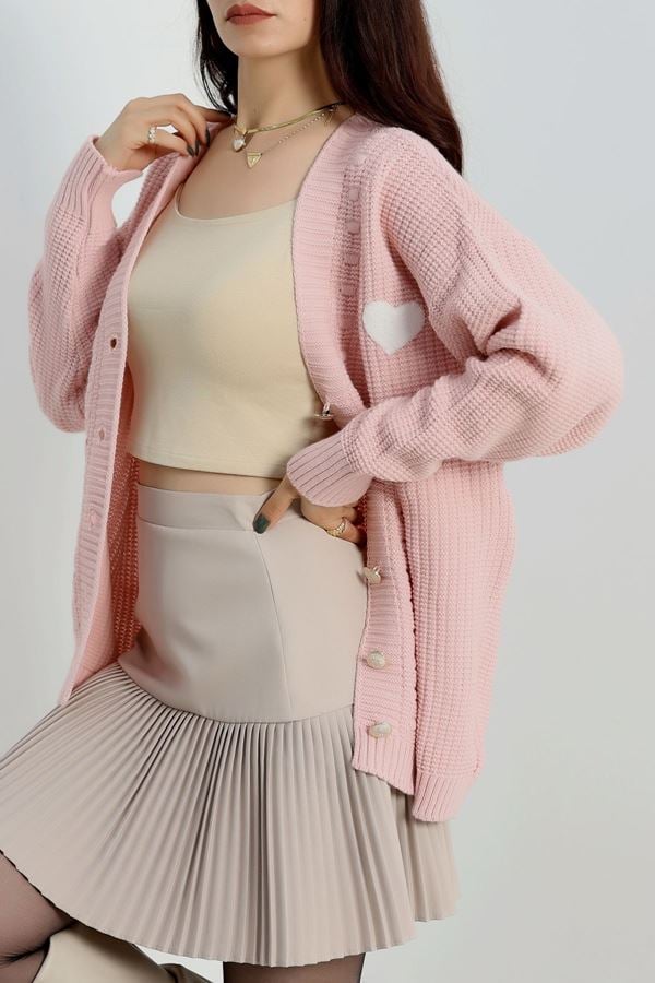 Ponponlu Hırka Pembe - 382.1577.