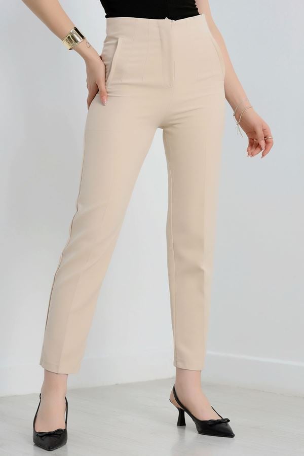 Zra Krep Havuç Pantolon Bej - 90129.1920.