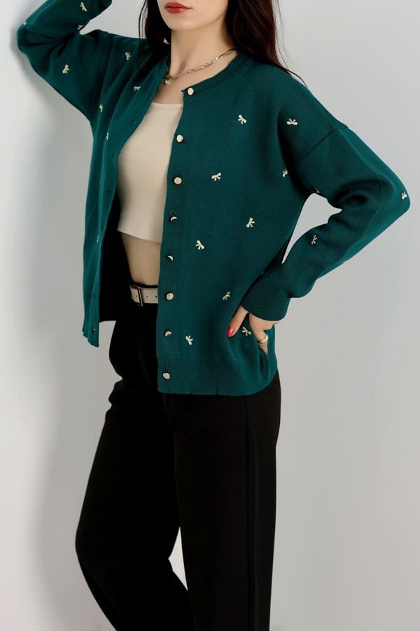 Fiyonk Detaylı Hırka Neftilatte - 3221.1577.