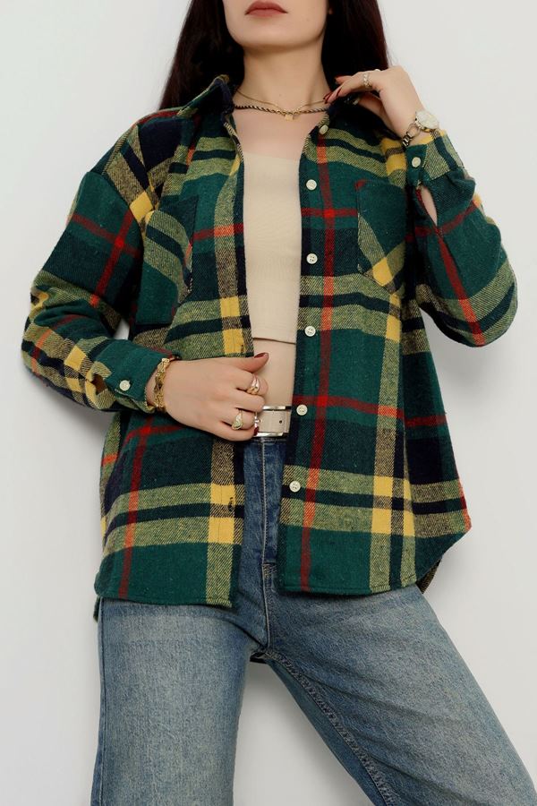 Oduncu Gömlek Yeşilsarı - 20947.1874.