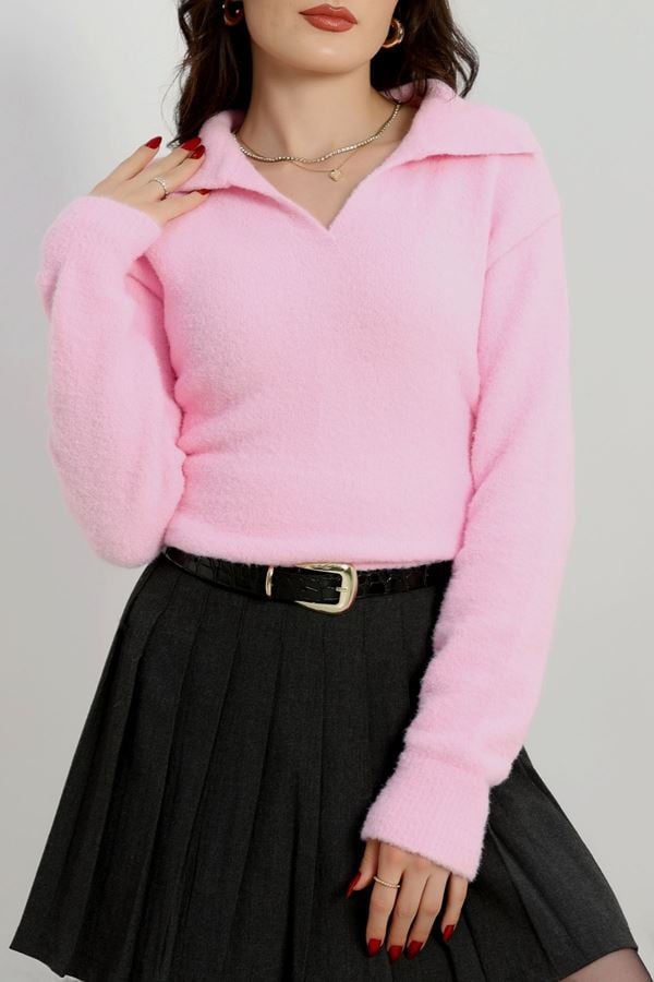 Polo Yaka Triko Pembe - 2298.1765.