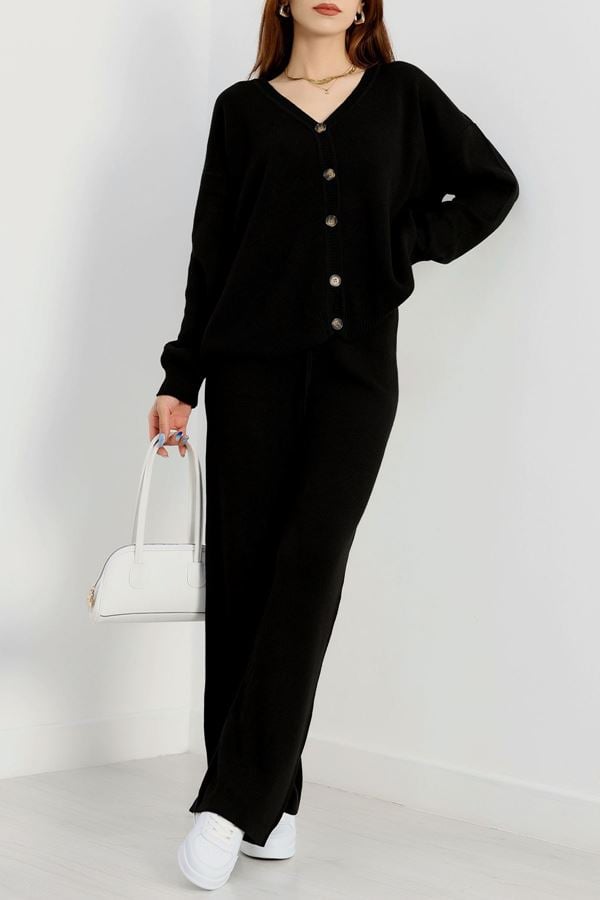 Akrilik Triko Takım Siyah - 31065.1766.