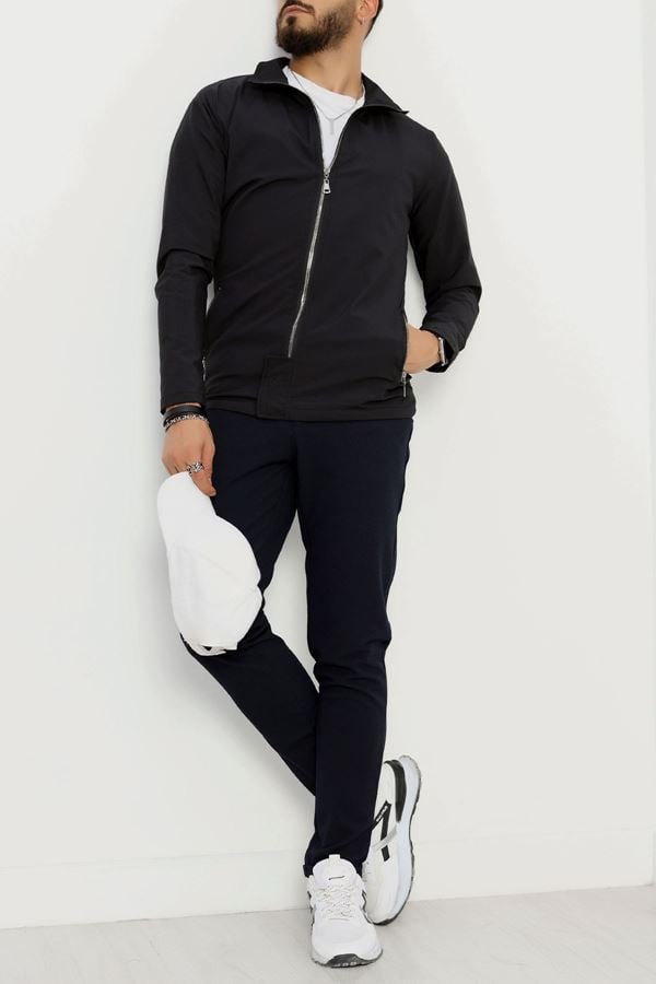 Su Geçirmez Slimfit Erkek Ceket Siyah - 42513.1970.