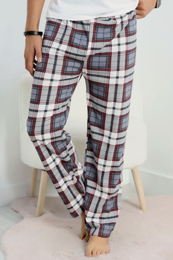 Erkek Pijama Altı Kırmızıbeyaz - 18529.1838.