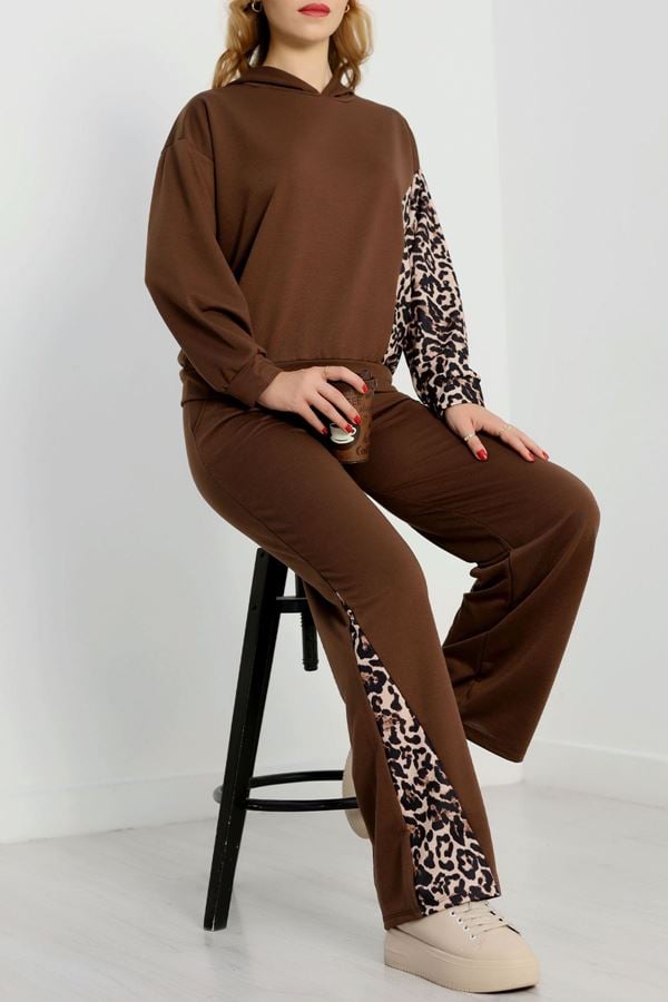 Garnili 2 İplik Eşofman Takımı Kahve - 50746.1005.