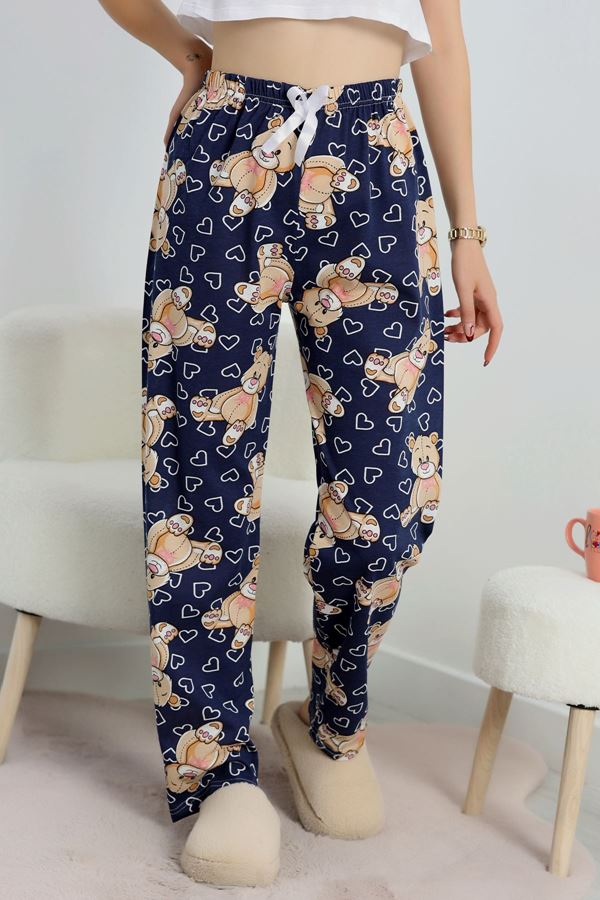 Rotasyon Pijama Altı Lacivertbej - 50192.1929.