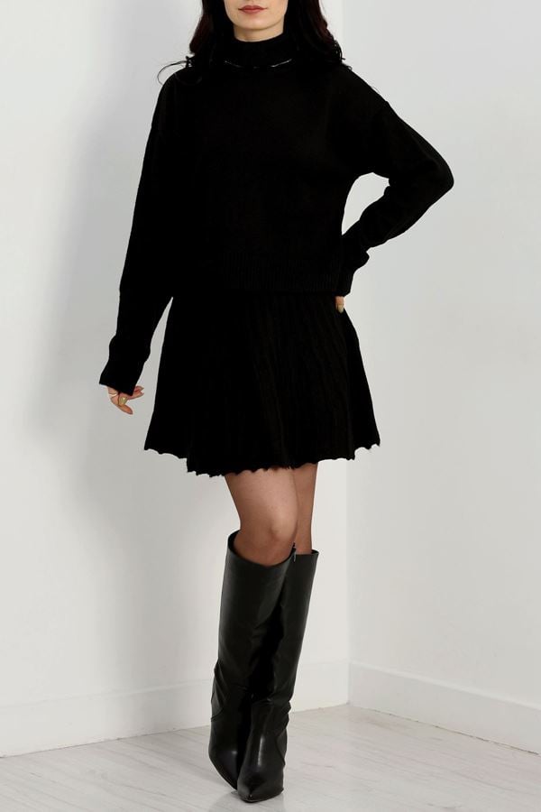 Triko Etekli Takım Siyah - 2361.1765.