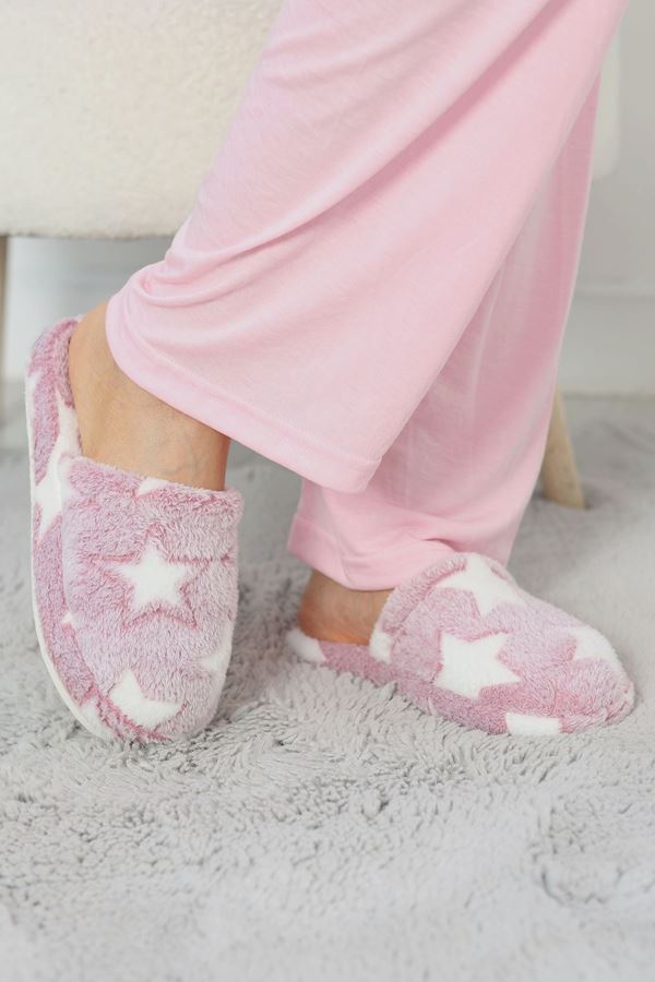 Peluş Ev Terliği Pembe - 31420.264.