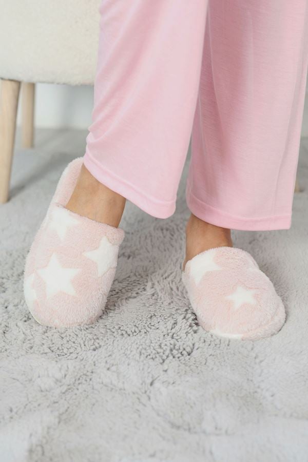 Peluş Ev Terliği Pudra - 31420.264.