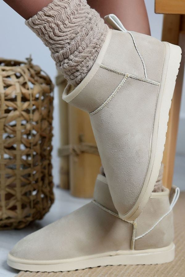 Mini Boy Süet Bot Taş - 31435.1932.