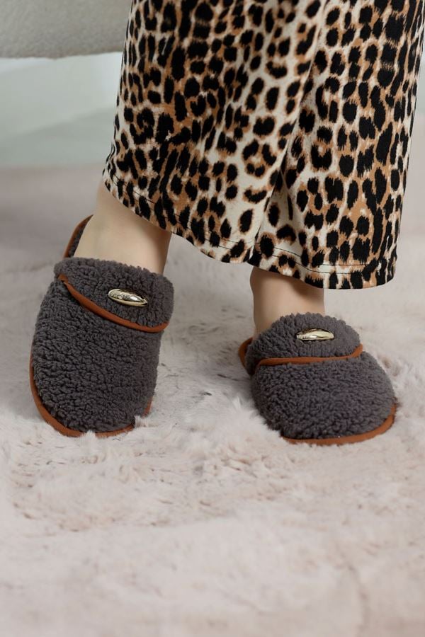 Teddy Ev Terliği Antrasit - 1760.1846.