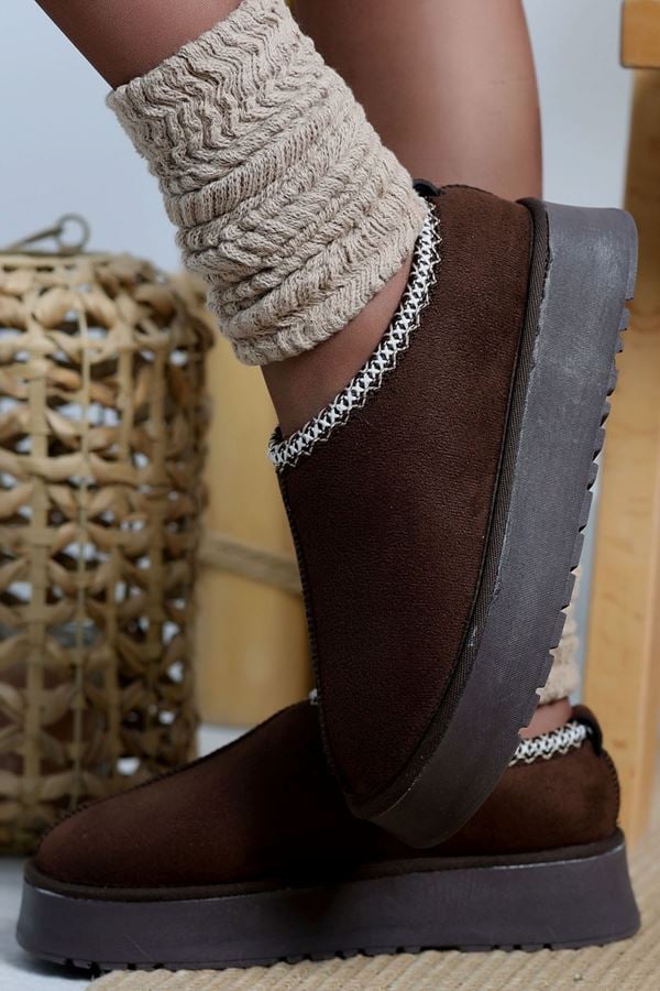 Yüksek Tabanlı Mini Bot Kahve - 31439.1932.