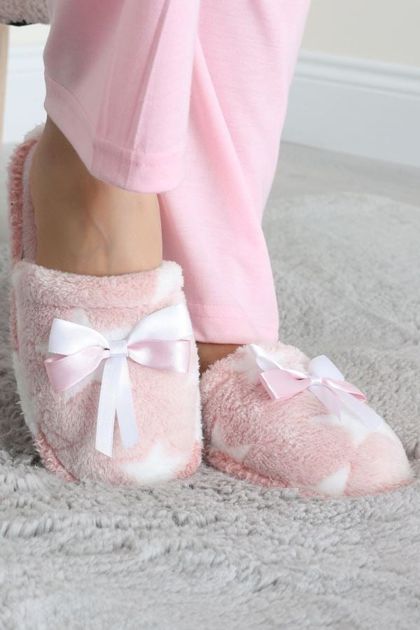 Peluş Ev Terliği Pudra - 31426.264.