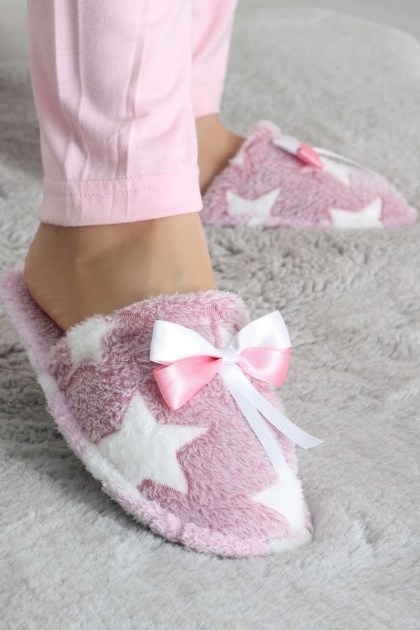 Peluş Ev Terliği Lila - 31426.264.