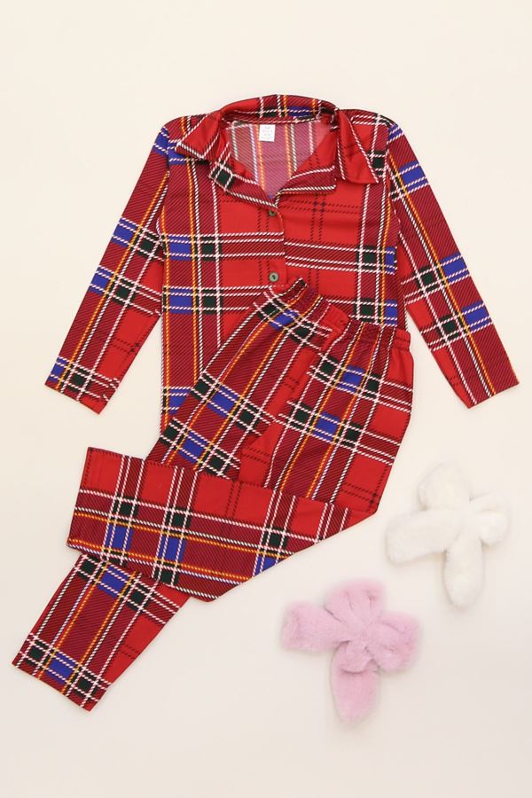 3-14 Yaş  Baskılı Milan Çocuk Takım Kırmızıekose - 414.1287.