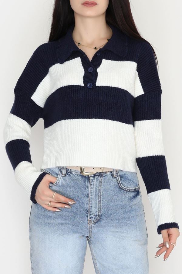 Şardonlu Düğmeli Triko Laci - 31066.1766.