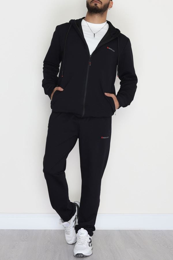 Kompakt 2 İplik Kapşonlu Erkek Eşofman Takımı Lacivert - 42154.1937.