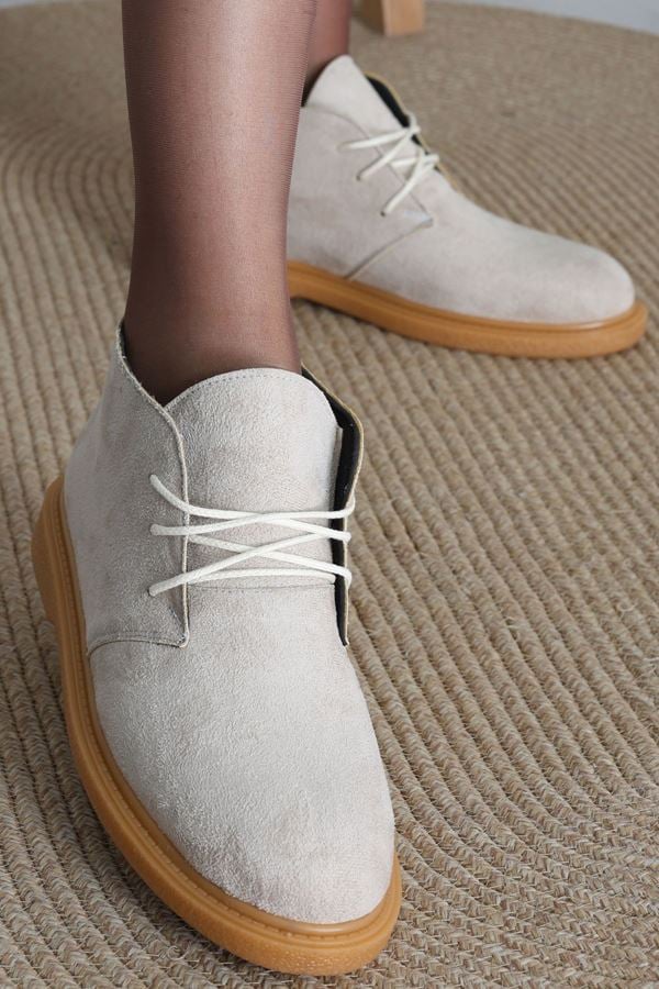 Kadın Bot Süetkrem - 31434.1846.