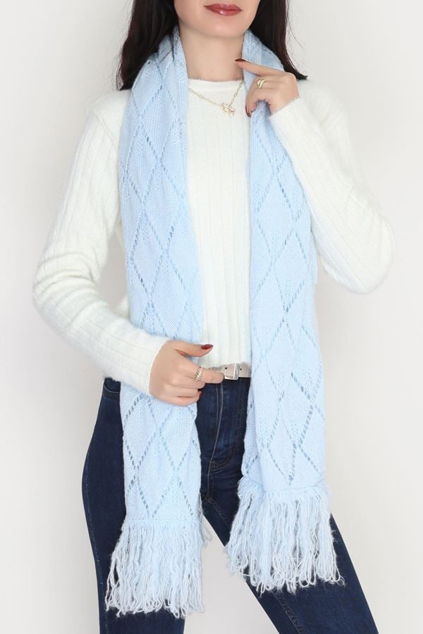 Akrilik Şal Açıkmavi - 70468.1736.