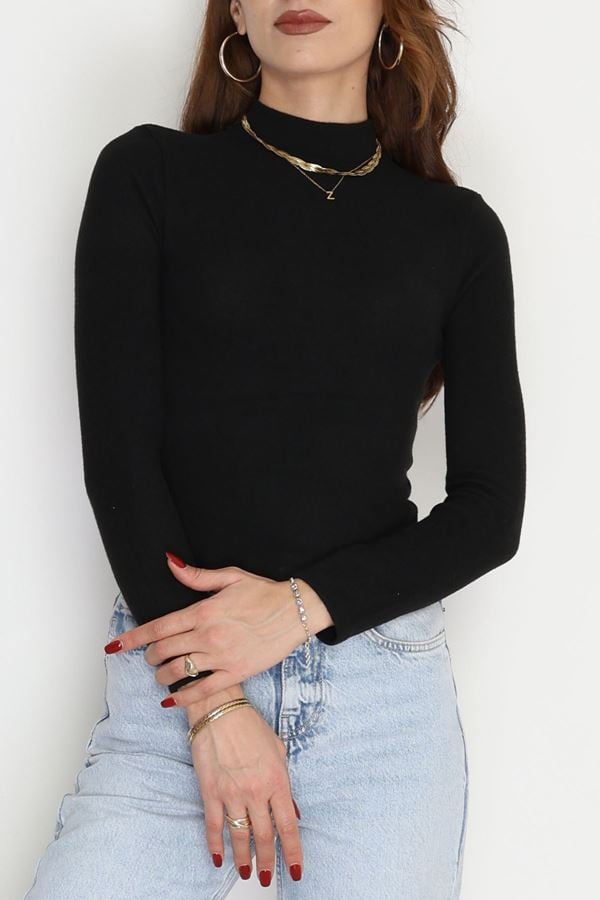 Yarım Balıkçı Yumoş Body Siyah - 50219.1723.