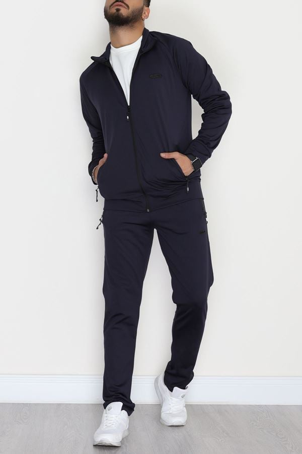 Dalgıç Kumaş Erkek Eşofman Takımı Lacivert - 42537.1937.