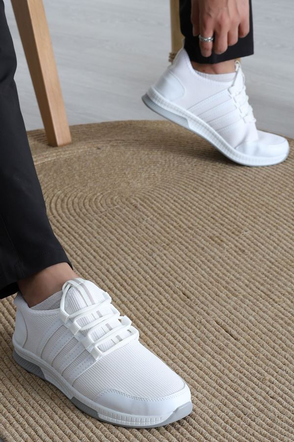 Erkek Spor Ayakkabı Beyazgri - 31466.264.