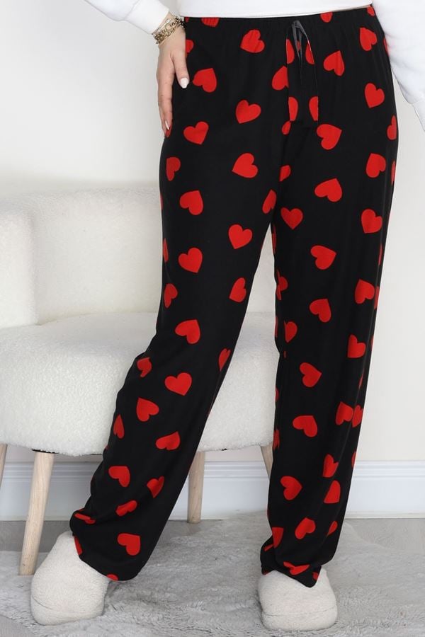 Battal Süet Tek Alt Siyahkırmızı - 167.1287.