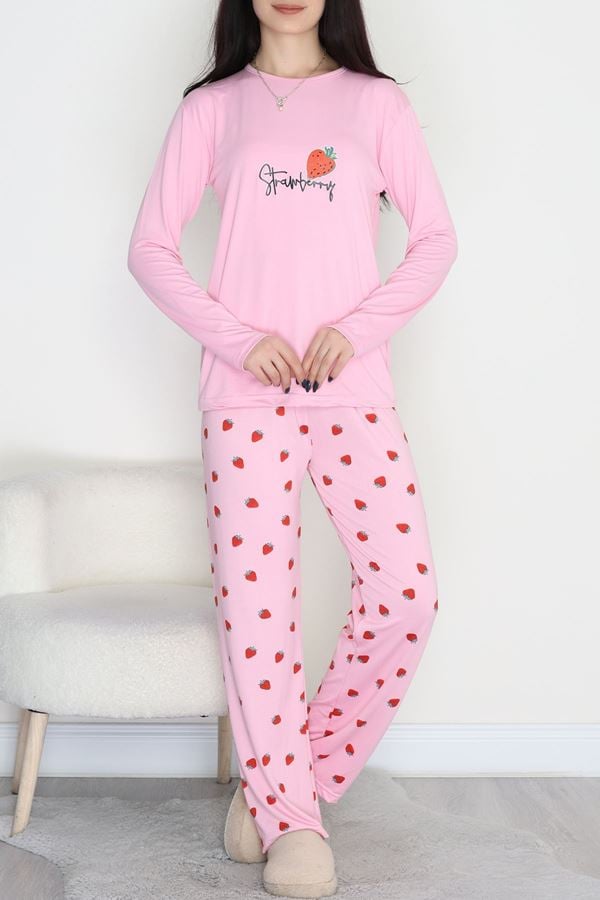 Soft Milan Enjeksiyon Baskılı Pijama Takımı Pembeçilek - 664.1287.