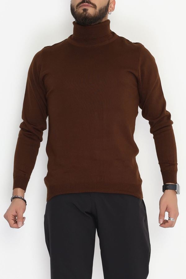 Tam Balıkçı Erkek Triko Sweat Kahve - 42531.2052.