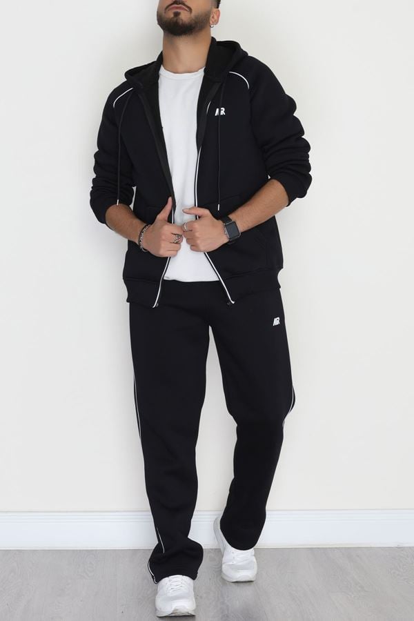 3 İplik Şardonlu Erkek Eşofman Takımı Lacivert - 42564.1937.