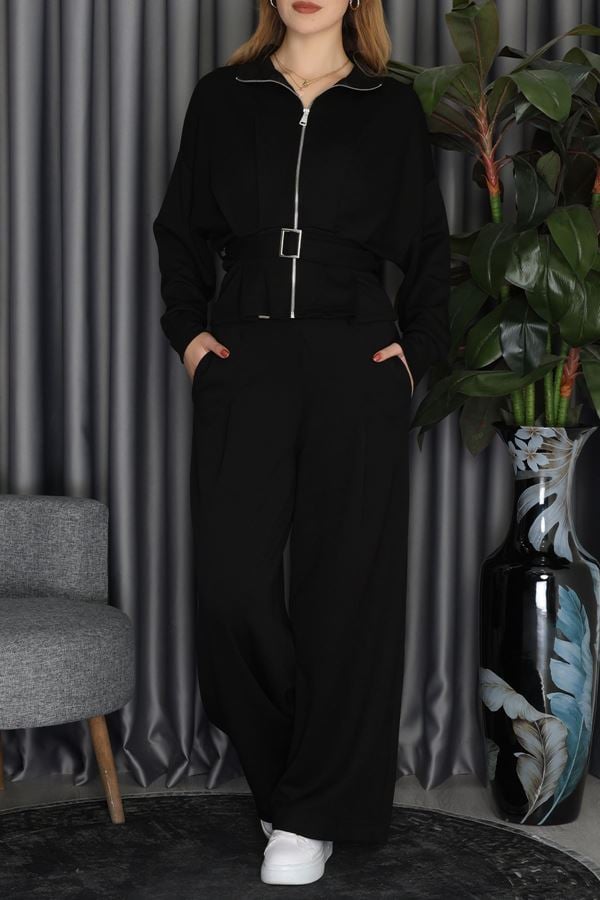 Modal Kumaş İkili Takım Siyah - 51030.1254.