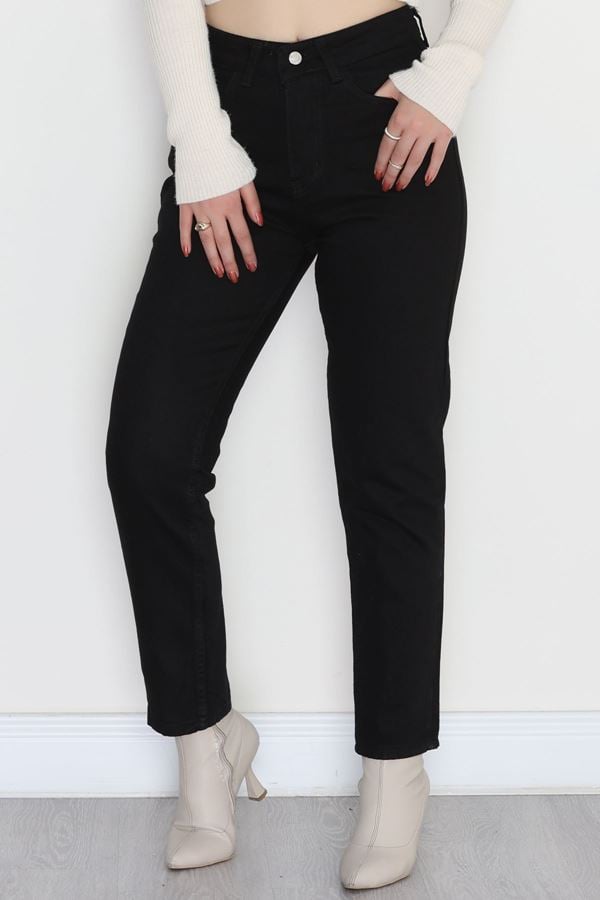 Mom Boyfriend Jeans Siyah - 20432.1778.