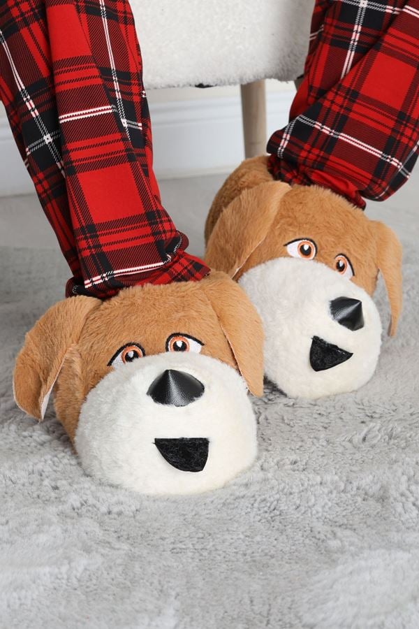 Erkek Panduf Kahvebeyaz - 31561.264.