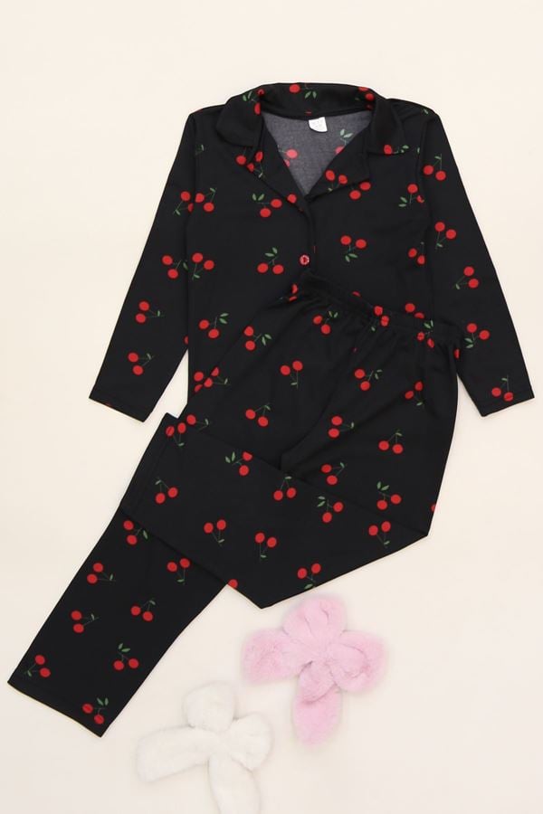 3-14 Yaş  Baskılı Milan Çocuk Takım Siyahkiraz - 414.1287.