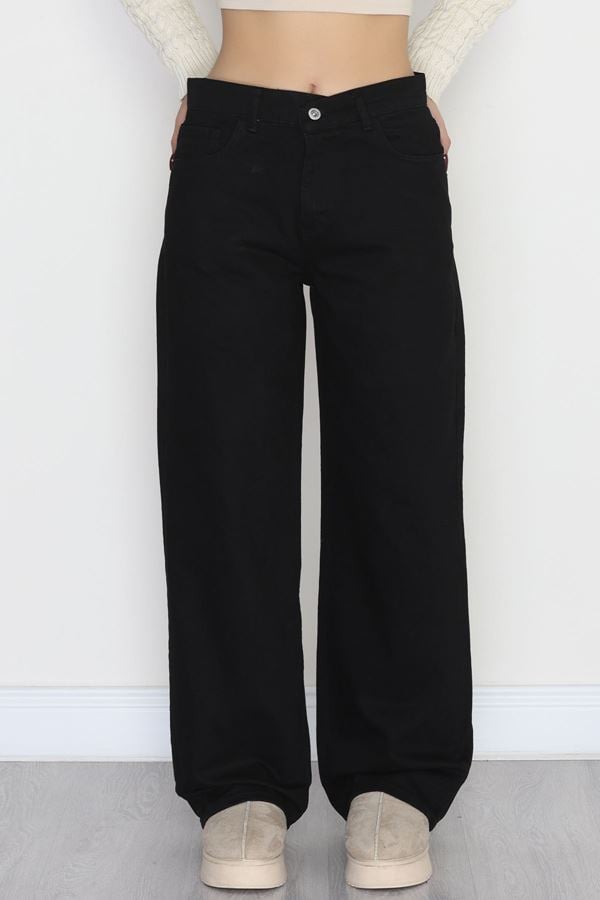 Palazzo Kot Pantolon Siyah - 31554.2088.