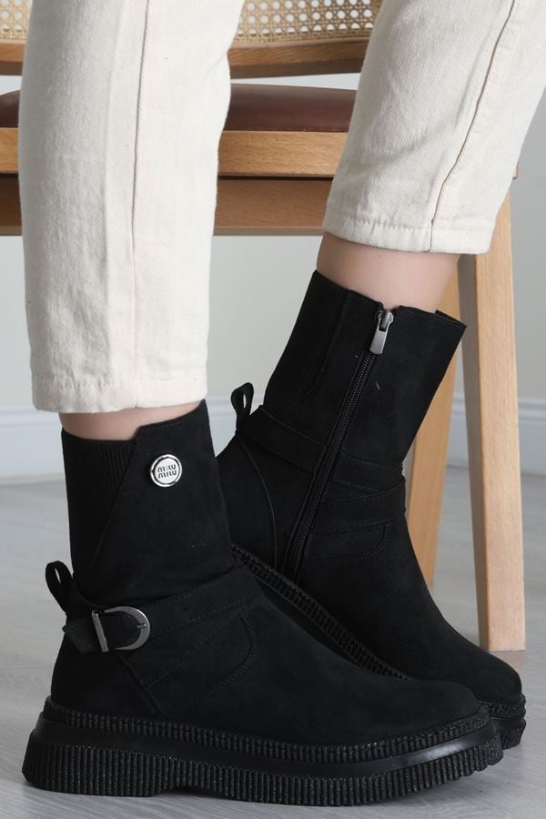 Süet Bot Siyahsüet - 31494.264.