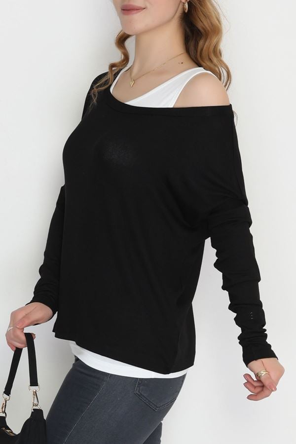 Atletli Bluz Takım Siyah - 1701.1095.