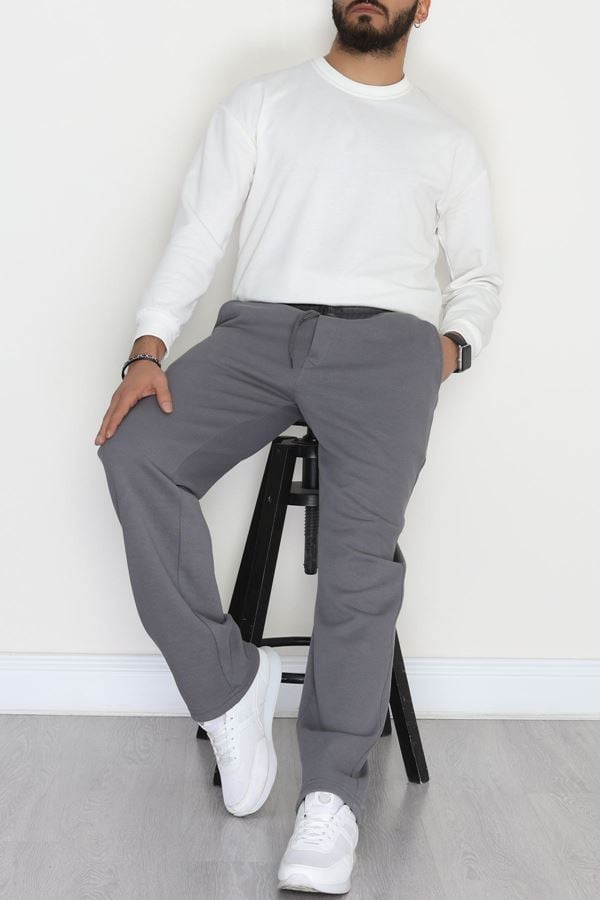 Yanları Çımalı Pike Erkek Pantolon Antrasit - 42622.1837.