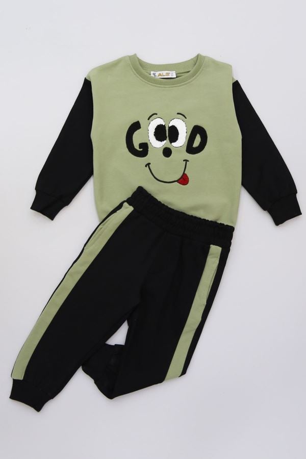 2-5 Yaş Şardonlu Yumoş Kumaş Takım Açıkhaki - 1264305.1576.