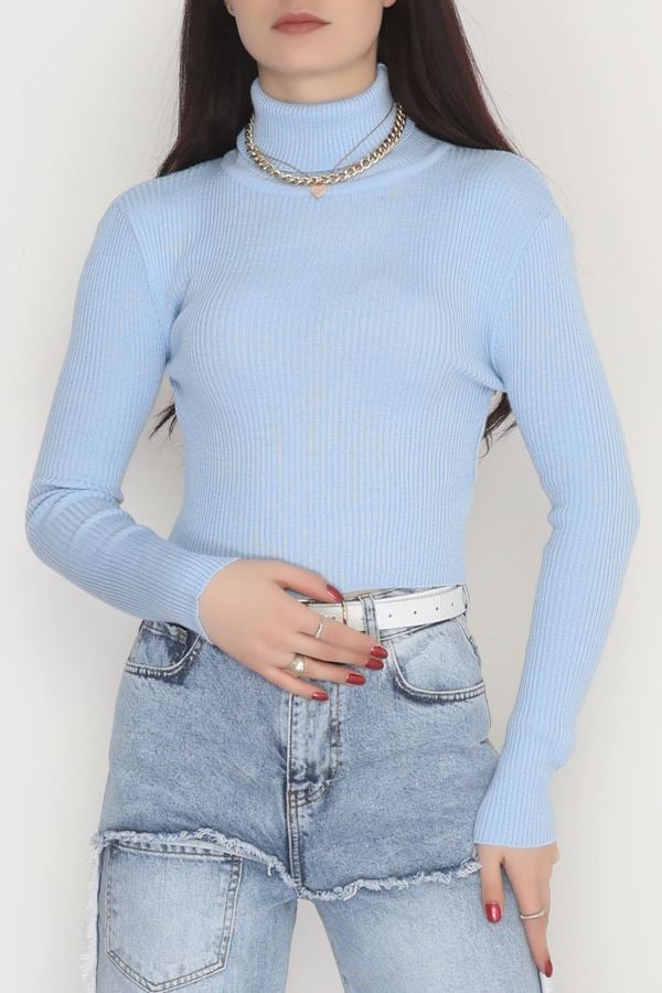 Balıkçı Yaka Triko Bebemavi - 4008.2043.