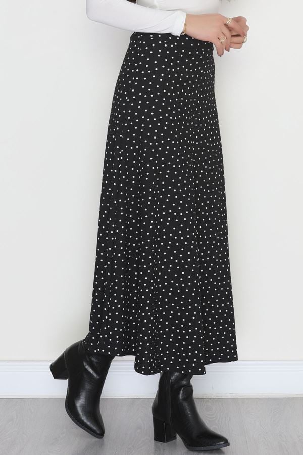 Kaşkorse Mevlana Etek Siyahbeyaz - 51061.1355.