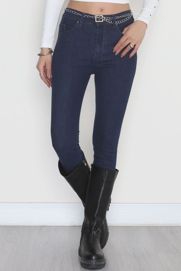 Dar Paça Kot Pantolon Koyumavi - 31593.2112.