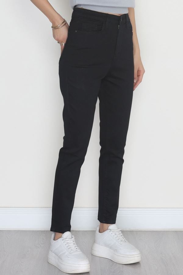 Dar Paça Kot Pantolon Siyah1 - 31593.2112.