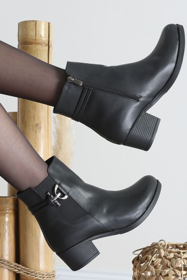 5 Cm Topuklu Bot Siyahderi - 42669.264.