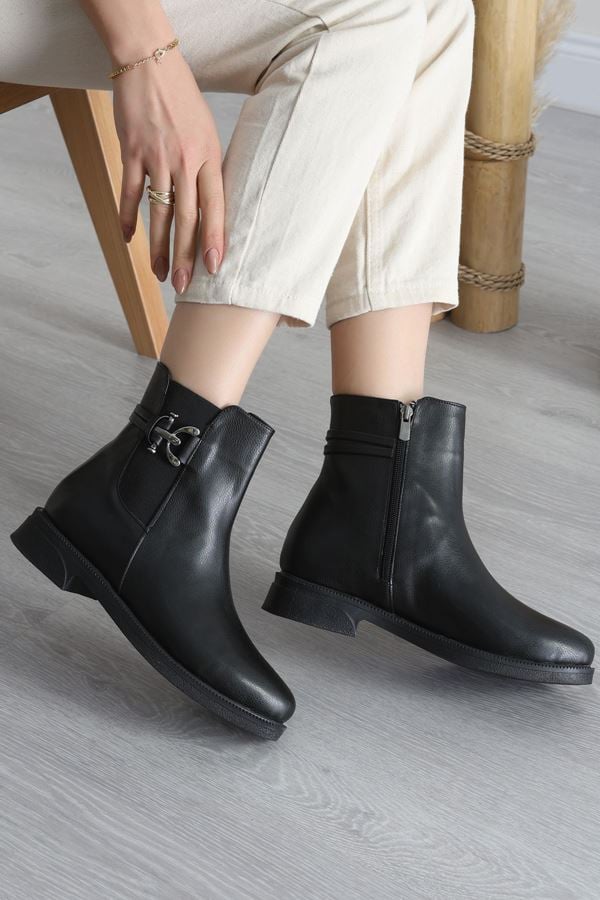 3 Cm Topuklu Bot Siyahderi - 42666.264.