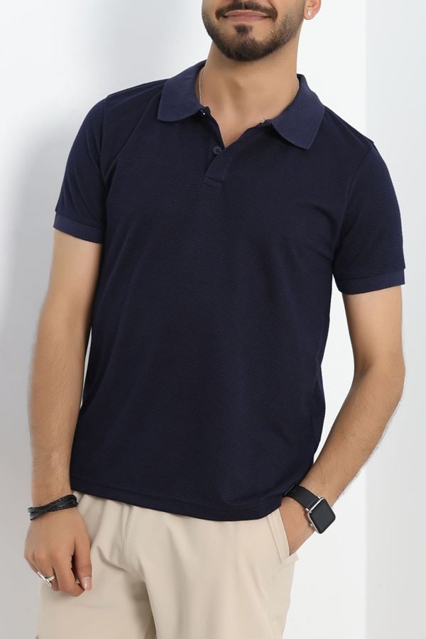 Polo Yaka Erkek Tişört Lacivert - 2113.275.