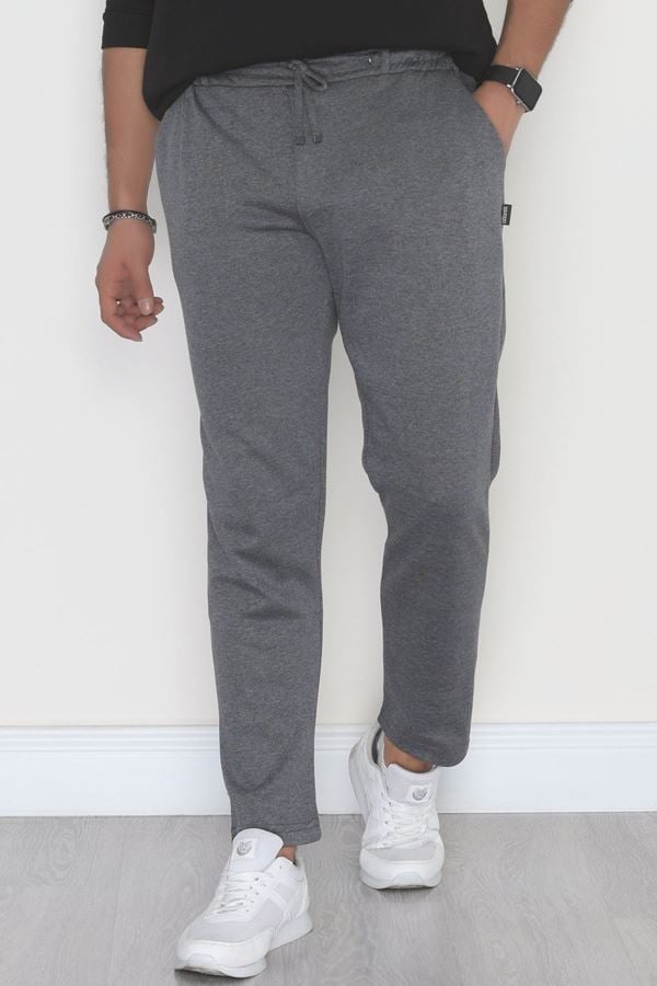 Duble Paça Pike Erkek Eşofman Altı Füme - 42217.1937.