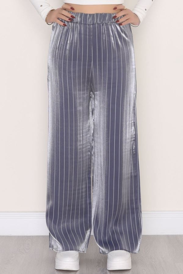 Beli Lastikli Saten Pantolon Antrasit - 4109.1595.