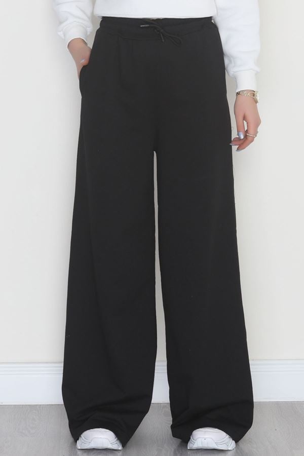 2 İplik Eşofman Altı Siyah - 52027.1857.