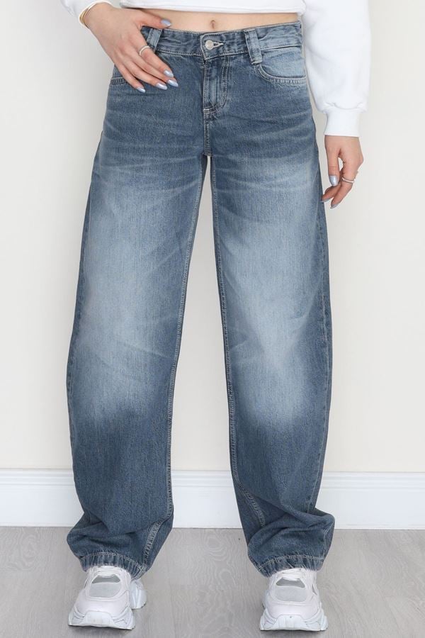 Baggy Kot Pantolon Mavi - 31636.1899.